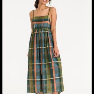 Olive Clothing Check Slip Dress S/ M